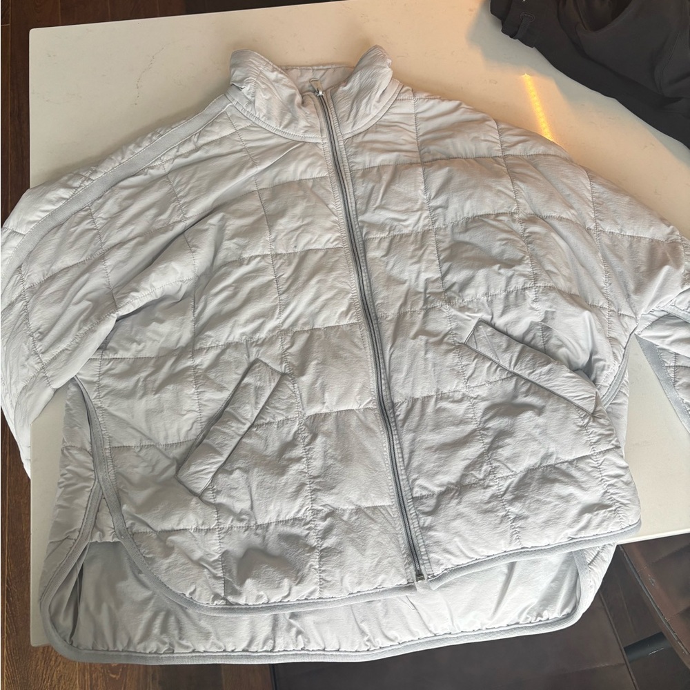 FP Movement by Free People Light Gray Puffer Jacket